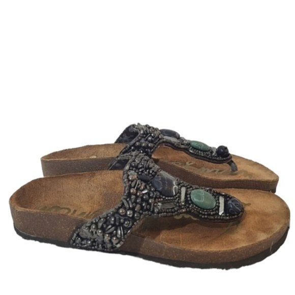 Sam edelman Rhinestone Sandals Leather, size - Picture 3 of 10